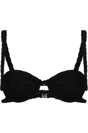 Isa Boulder Top de bikini con tiras trenzadas