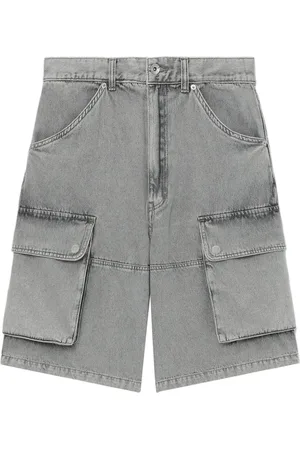 FIVE CM Shorts cargo de mezclilla anchos