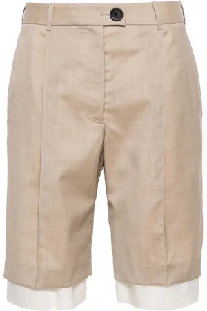 Peter Do Shorts de vestir con efecto a capas