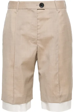 Peter Do Shorts de vestir con efecto a capas