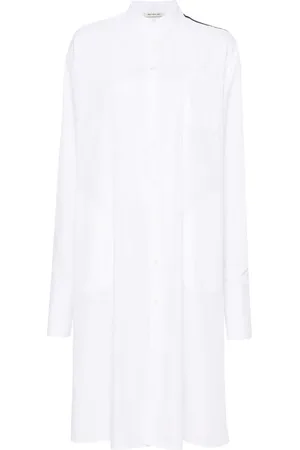 Peter Do Vestido camisero midi con cuello mao