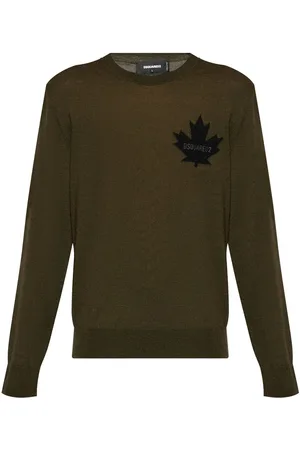 Dsquared2 Suéter con motivo Maple Leaf en intarsia