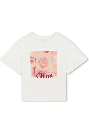 Chloé Playera con logo estampado