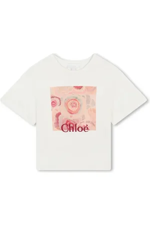 Chloé Playera con logo estampado
