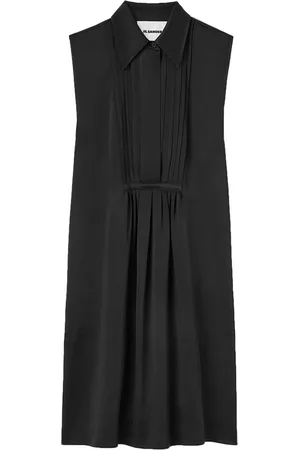 Jil Sander Vestido con acabado satinado