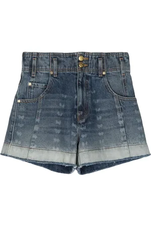 ULLA JOHNSON Shorts deportivos con mariposas estampadas