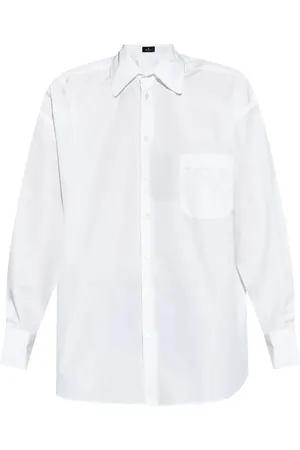 Etro Camisa de popelina con logo bordado