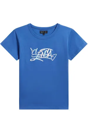 AGNÈS B. Playera con eslogan estampado