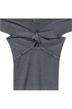 JOHN ELLIOTT Top de canalé con hombros descubiertos