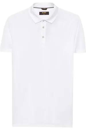 MOORER Playera tipo polo transparente