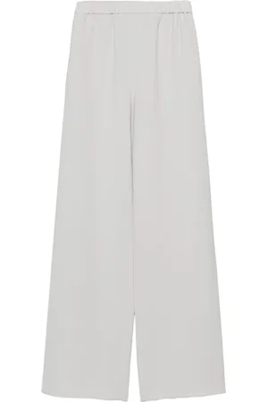 Emporio Armani Pantalones anchos con tiro alto
