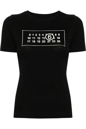 Maison Margiela Playera con motivo de números