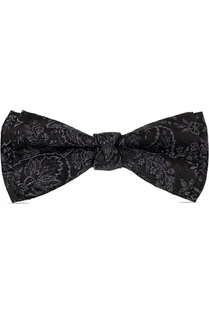Etro Corbata de moño con motivo floral en jacquard