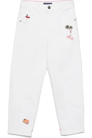 Scotch&Soda Jeans tapered con personas bordadas