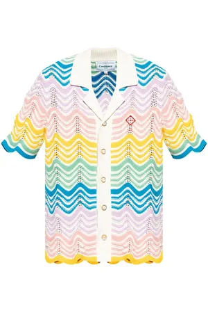 Casablanca Camisa de crochet Wave