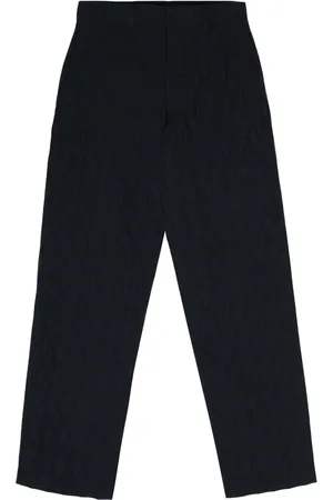 LABRUM Pantalones rectos con monograma en jacquard