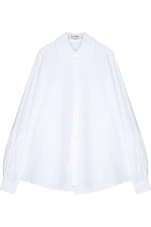 KIMHEKIM Camisa de popelina con cuello oversize