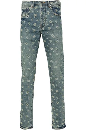 Purple Brand Skinny jeans con logo bordado
