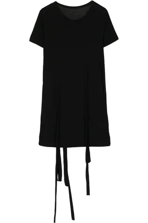 YOHJI YAMAMOTO Playera larga con cordones