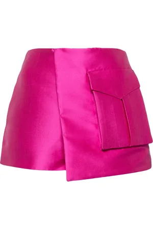 ISABEL SANCHIS Shorts con acabado satinado