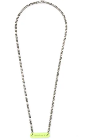 Palm Angels Collar con placa del logo