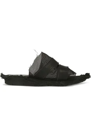 YOHJI YAMAMOTO Sandalias a capas deshilachadas