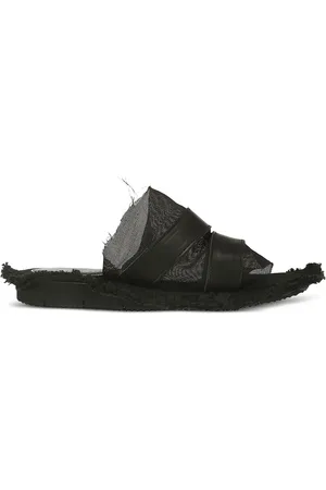 YOHJI YAMAMOTO Sandalias a capas deshilachadas