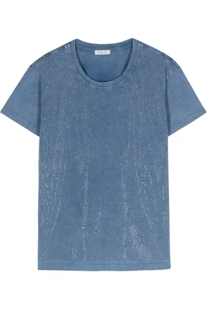 Patrizia Pepe Playera con detalles de cristal