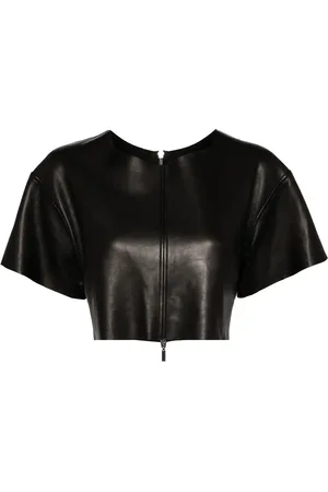 MATICEVSKI Playera con diseño corto