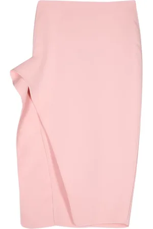 MATICEVSKI Falda midi con detalle drapeado