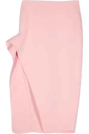 MATICEVSKI Falda midi con detalle drapeado