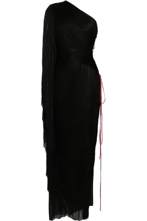 MARIA LUCIA HOHAN Vestido drapeado con hombro descubierto