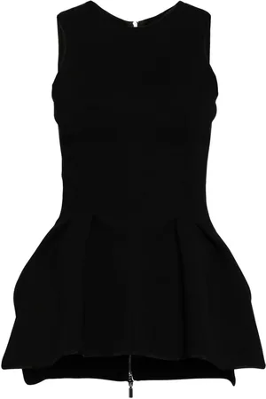 MATICEVSKI Camiseta con peplum y cierre