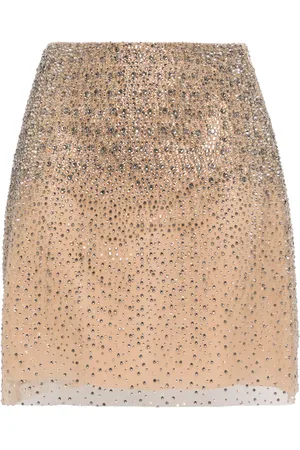 ERMANNO SCERVINO Falda corta con detalles de cristal