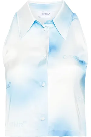 OFF-WHITE Camisa con logo estampado y efecto degradado