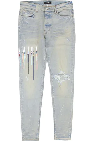 AMIRI Jeans rectos con logo estampado
