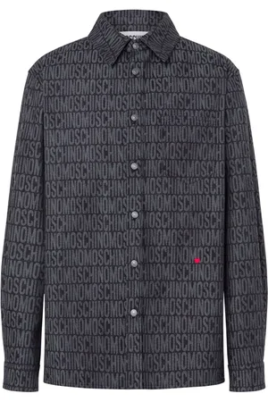 Moschino Camisa con logo en jacquard