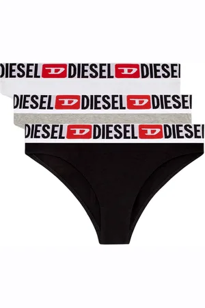 Diesel Set de tres piezas de ropa interior con logo en la pretina