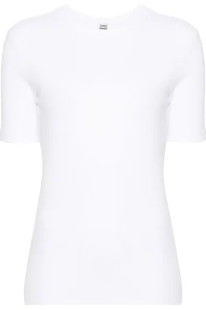 Totême Playera tejida de canalé