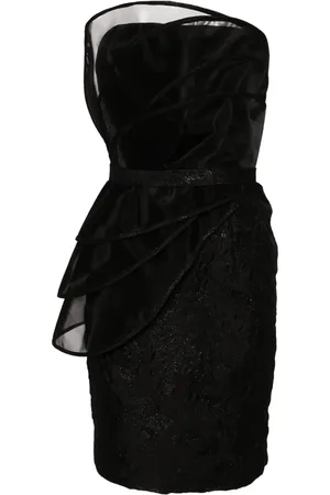 Saiid Kobeisy Vestido corto con diseño strapless
