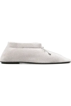 Totême Flats tejidos con detalle de moño