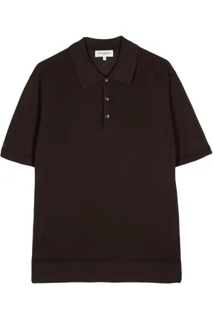 MAN ON THE BOON. Playera tipo polo manga corta