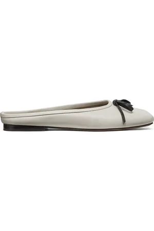 Brunello Cucinelli Mules con moño Monili