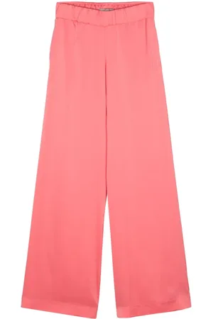 D.EXTERIOR Pantalones anchos con efecto satinado