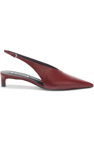 Jil Sander Zapatillas con tira trasera y tacón de 45mm