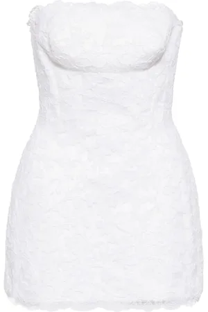 ERMANNO SCERVINO Vestido corto strapless