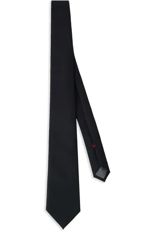 Brunello Cucinelli Corbata texturizada con extremo en punta