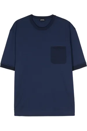 Ermenegildo Zegna Playera con ribete de canalé