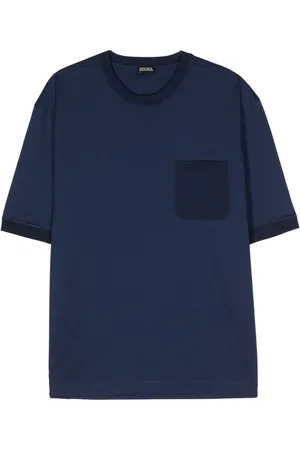 Ermenegildo Zegna Playera con ribete de canalé