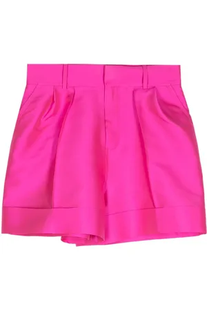 DICE KAYEK Shorts con acabado satinado
